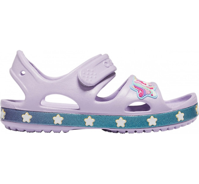 Дитячі сандалі Crocs Fun Lab Unicorn Charm Lavender (530) – комфорт і казковий стиль