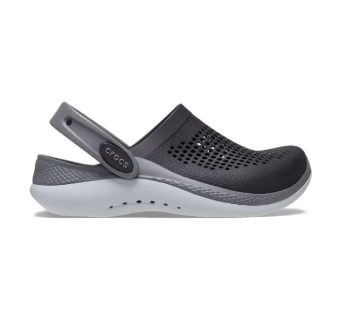 Дитячі Crocs LiteRide 360 Kids Clog Black/Slate Grey (0DD)