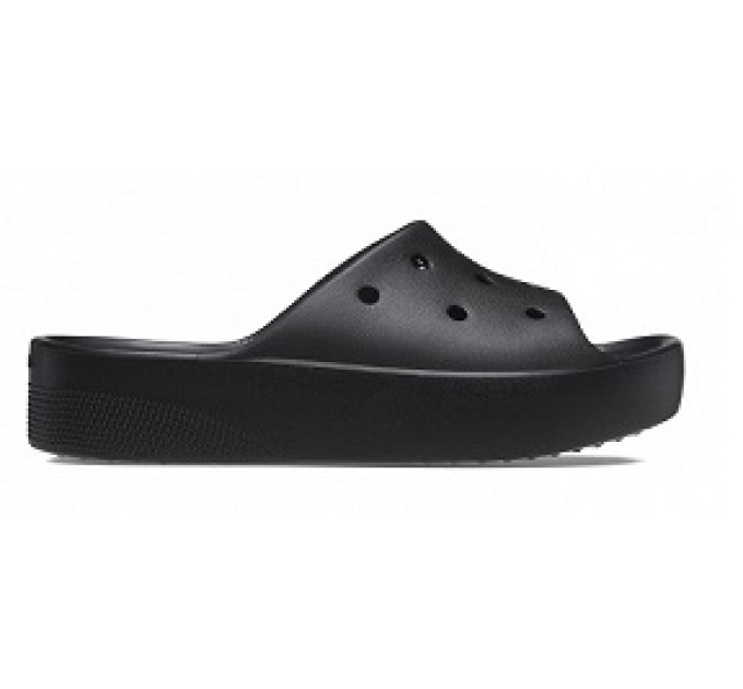 Crocs Classic Platform Slide Black (001) – сучасний комфорт на кожен день