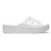 Crocs Classic Platform Slide White (100) – сучасний стиль і комфорт