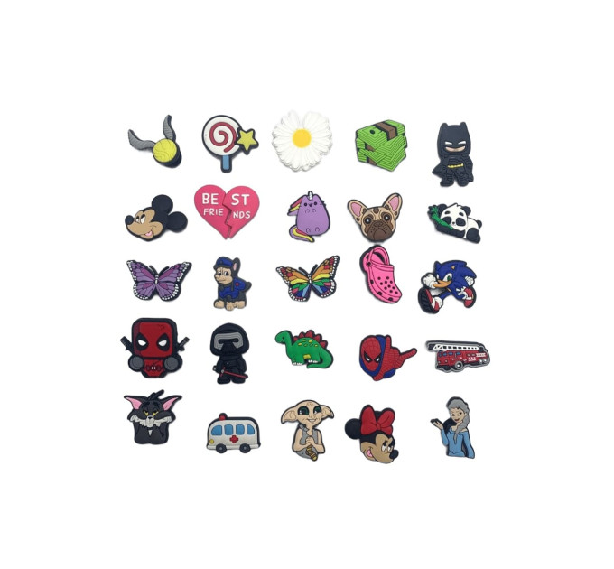 Декоративні прикраси Jibbitz 3 – яскравий стиль для ваших Crocs